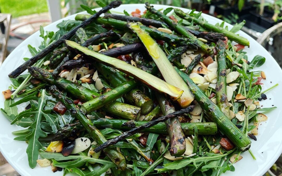 Asparagus and Almond Salad